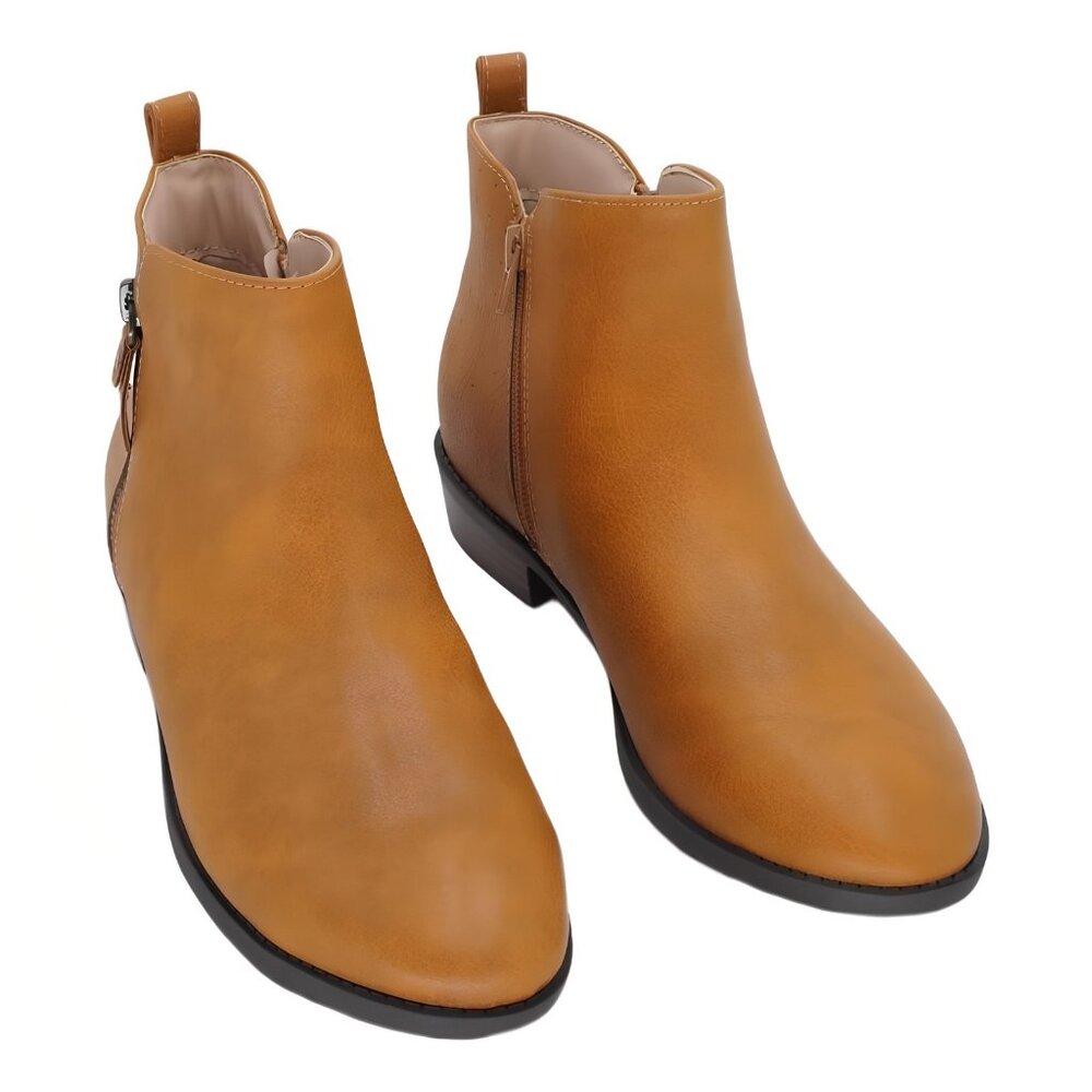 Journee Collection Ellis Ankle Booties Mustard 8M